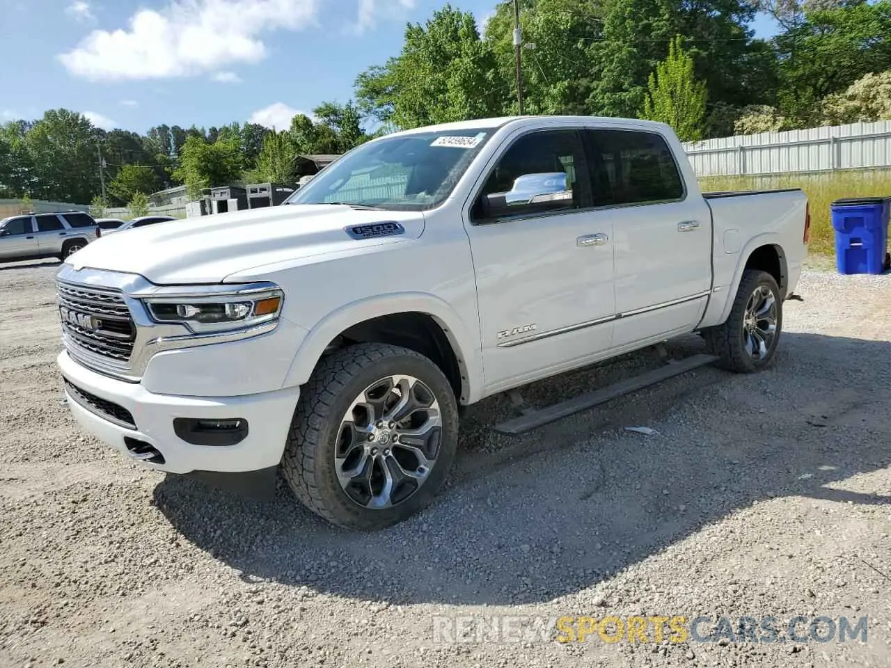 1 Photograph of a damaged car 1C6SRFHT8LN292253 RAM 1500 2020
