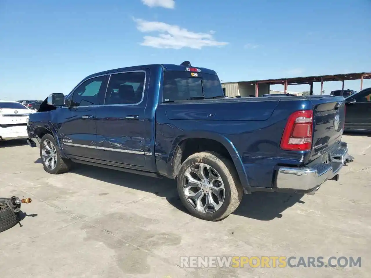 2 Photograph of a damaged car 1C6SRFHT8LN365007 RAM 1500 2020