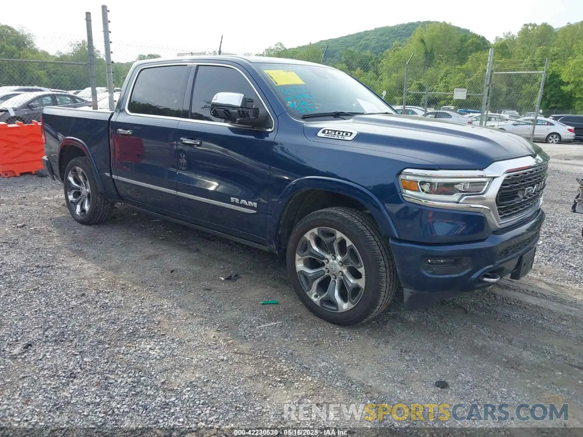 1 Photograph of a damaged car 1C6SRFHT9LN343856 RAM 1500 2020
