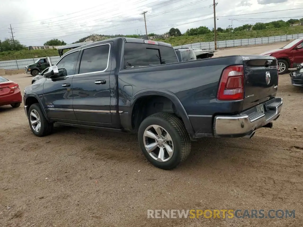 2 Photograph of a damaged car 1C6SRFHT9LN404414 RAM 1500 2020