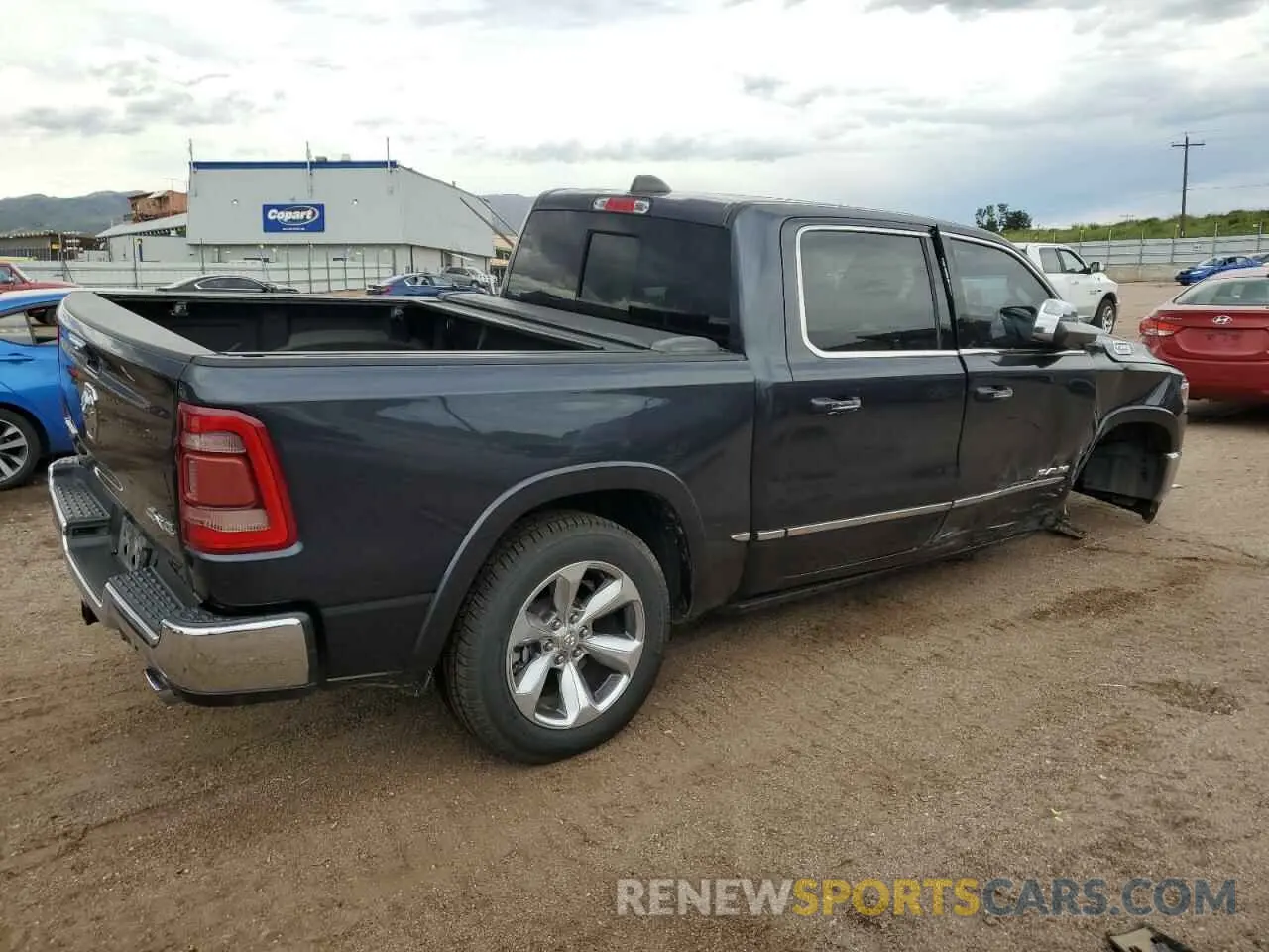 3 Photograph of a damaged car 1C6SRFHT9LN404414 RAM 1500 2020
