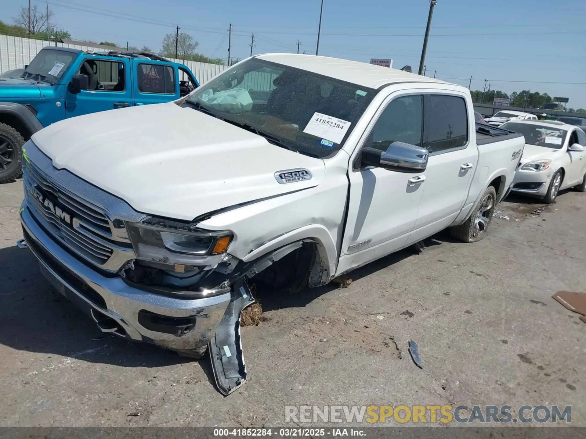 2 Photograph of a damaged car 1C6SRFJT0LN151641 RAM 1500 2020
