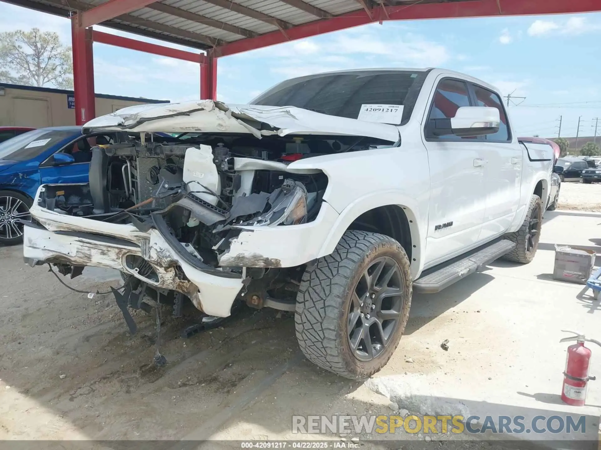 2 Photograph of a damaged car 1C6SRFJT1LN325085 RAM 1500 2020