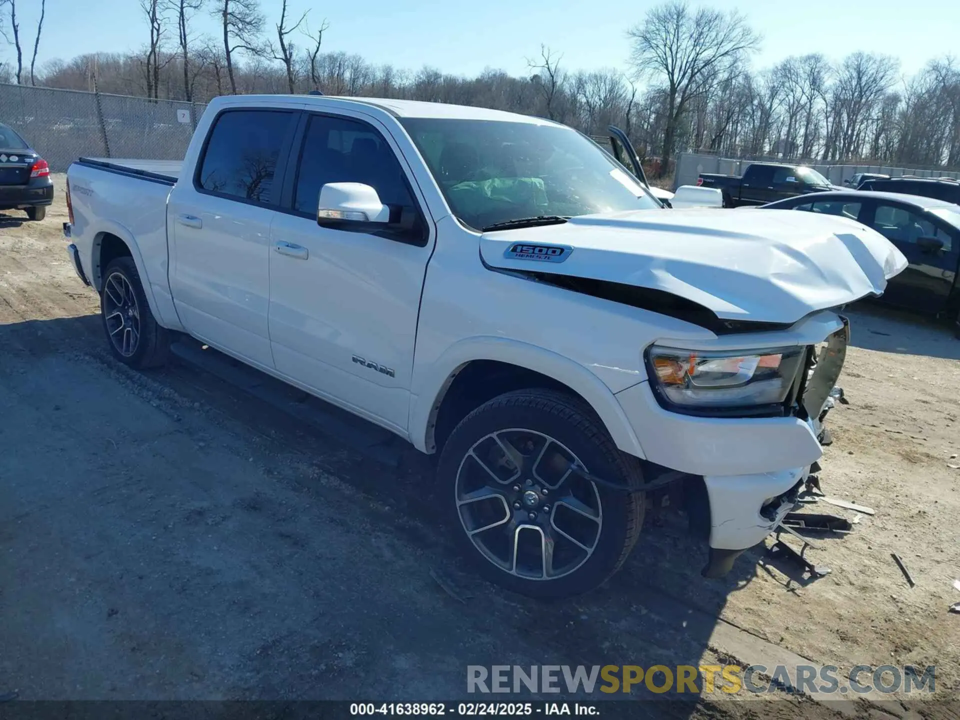 1 Photograph of a damaged car 1C6SRFJT1LN358412 RAM 1500 2020