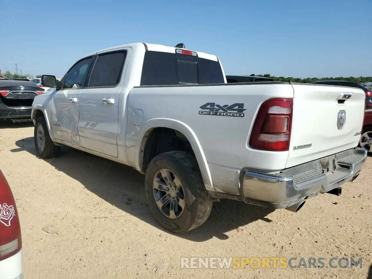 2 Photograph of a damaged car 1C6SRFJT2LN134534 RAM 1500 2020