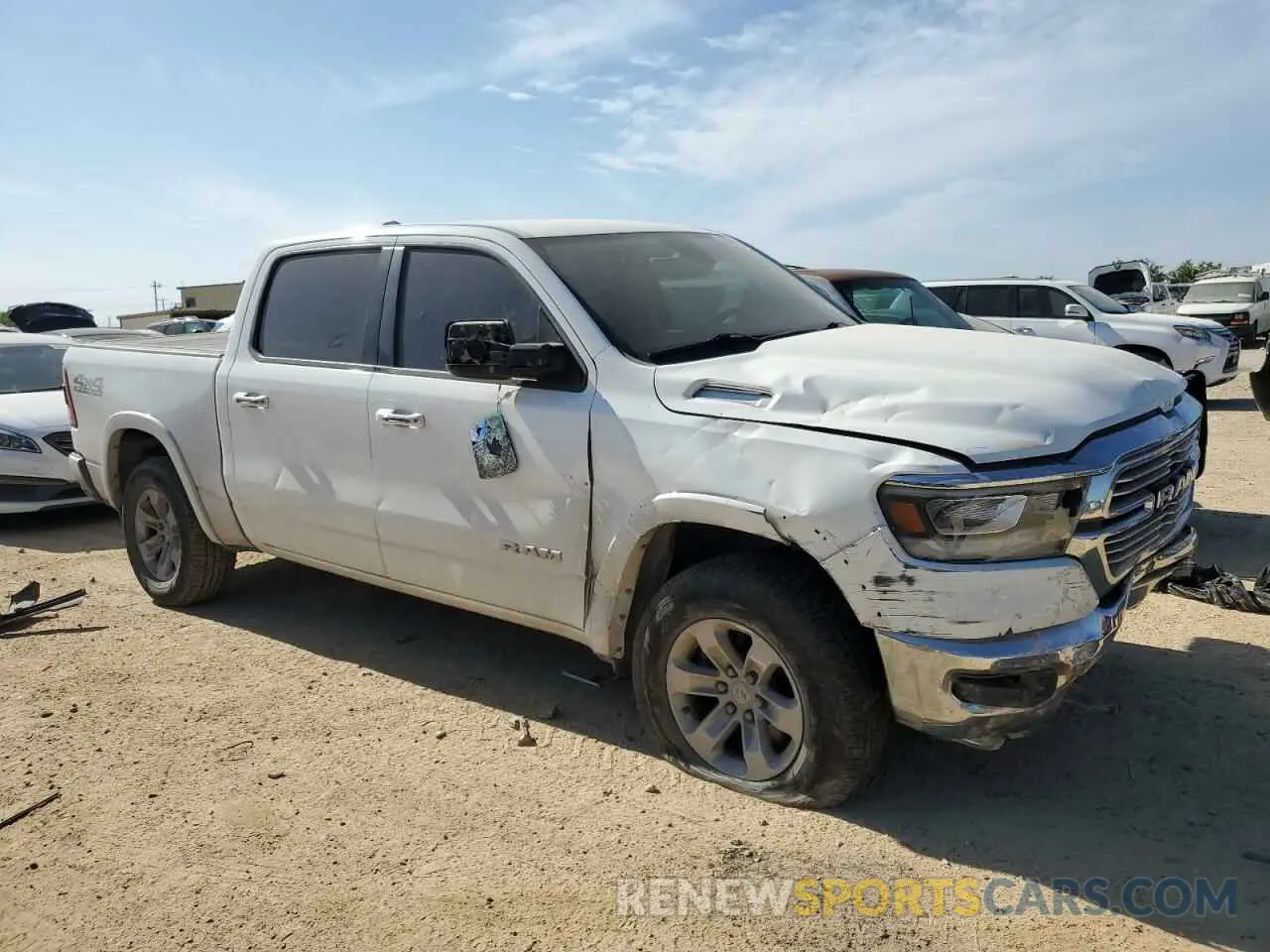 4 Photograph of a damaged car 1C6SRFJT2LN134534 RAM 1500 2020
