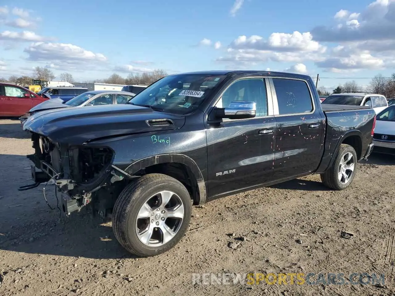 1 Photograph of a damaged car 1C6SRFJT2LN155013 RAM 1500 2020