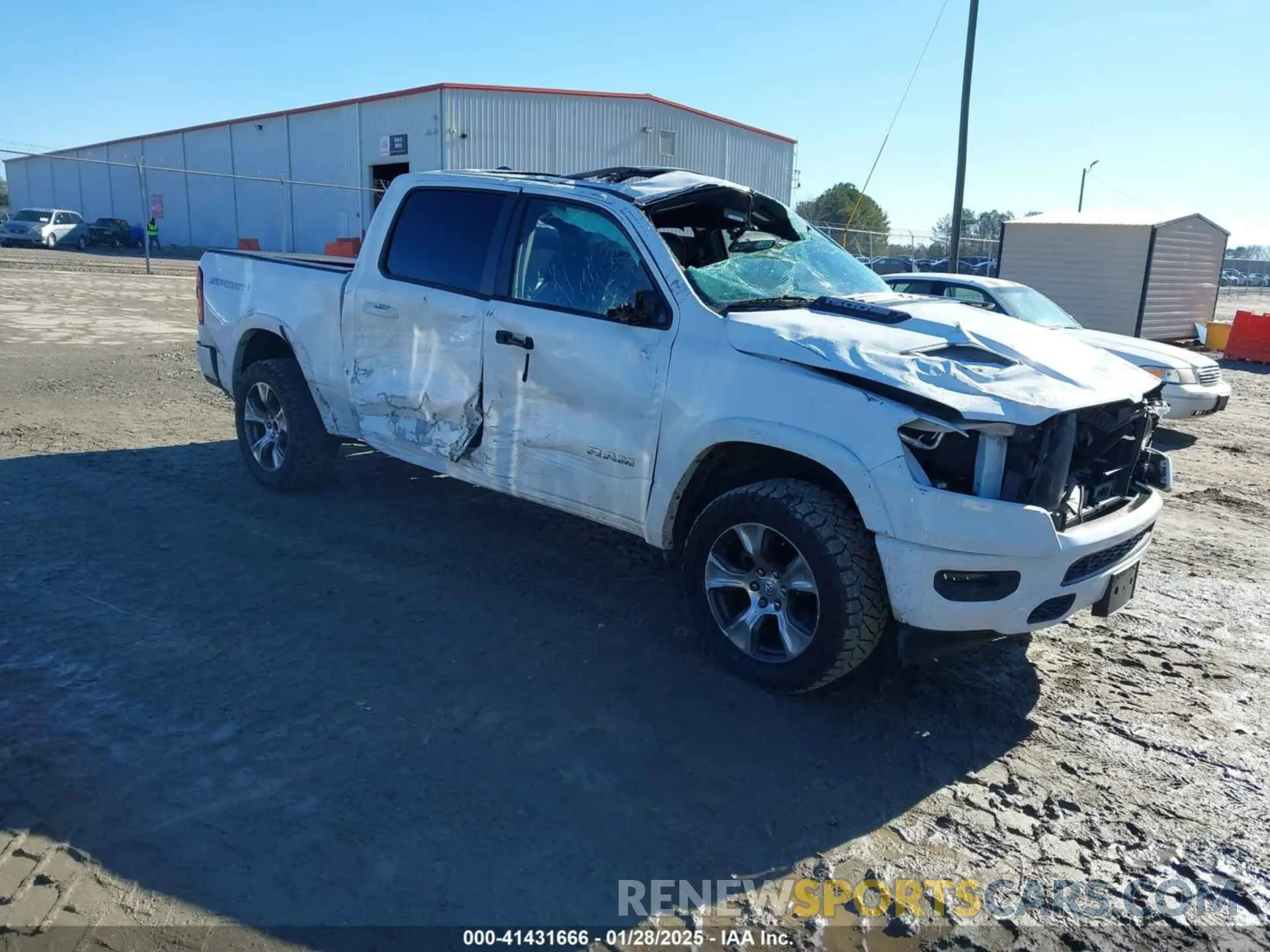 1 Photograph of a damaged car 1C6SRFJT2LN196015 RAM 1500 2020