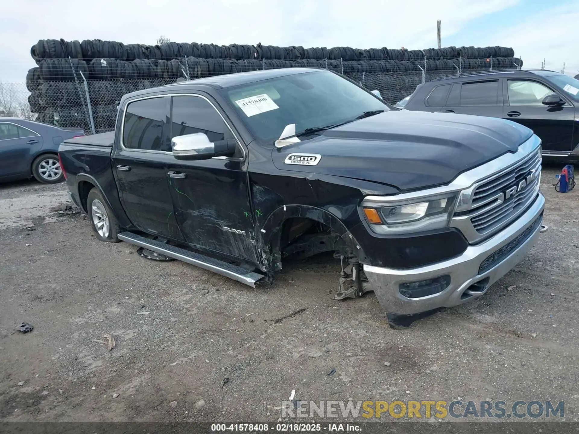 1 Photograph of a damaged car 1C6SRFJT2LN329405 RAM 1500 2020