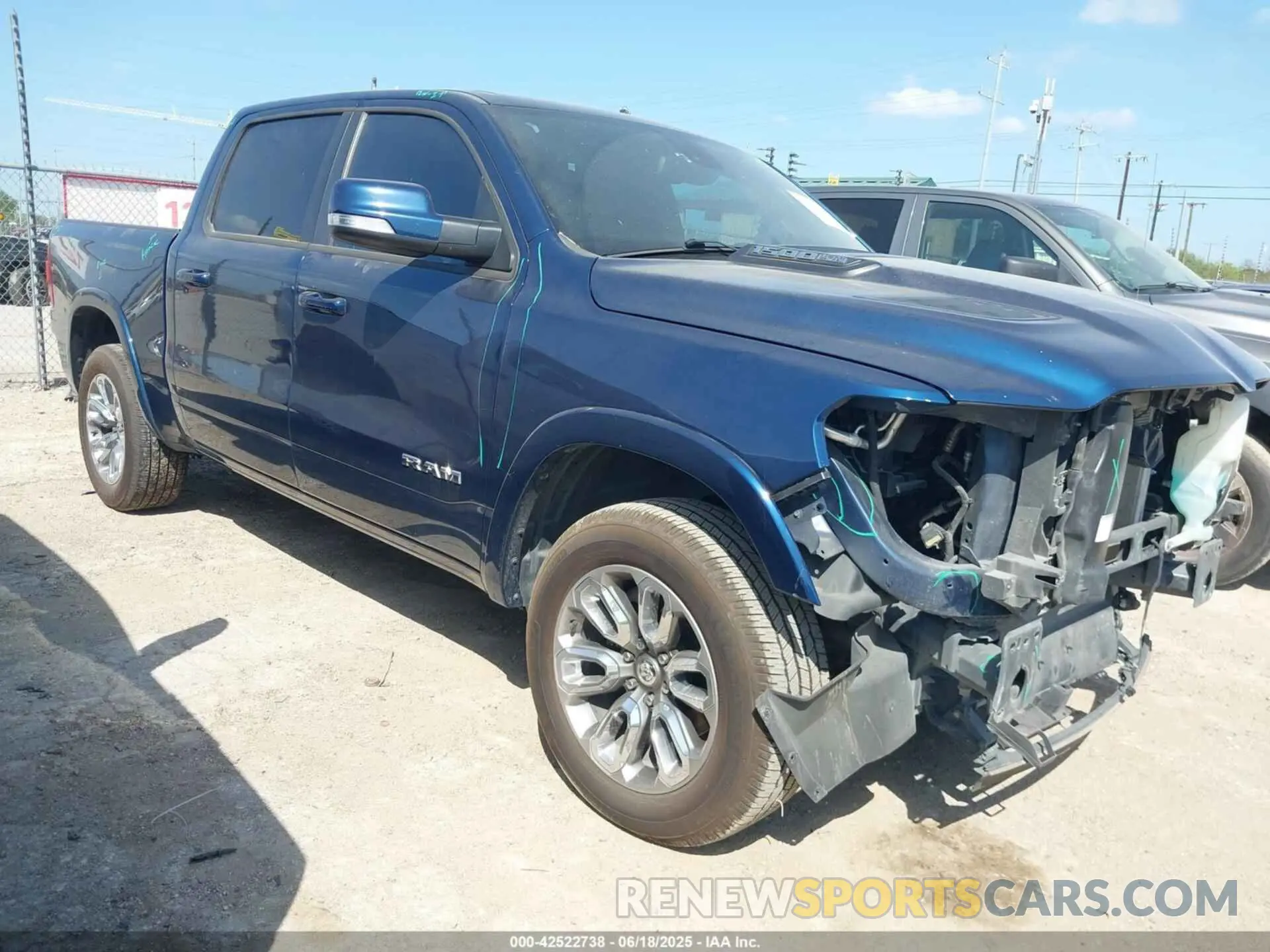 1 Photograph of a damaged car 1C6SRFJT4LN177790 RAM 1500 2020
