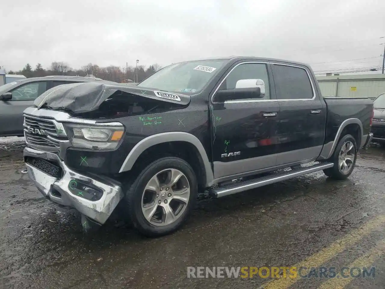 1 Photograph of a damaged car 1C6SRFJT4LN207404 RAM 1500 2020