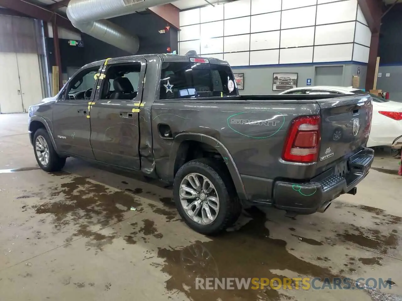 2 Photograph of a damaged car 1C6SRFJT4LN324870 RAM 1500 2020