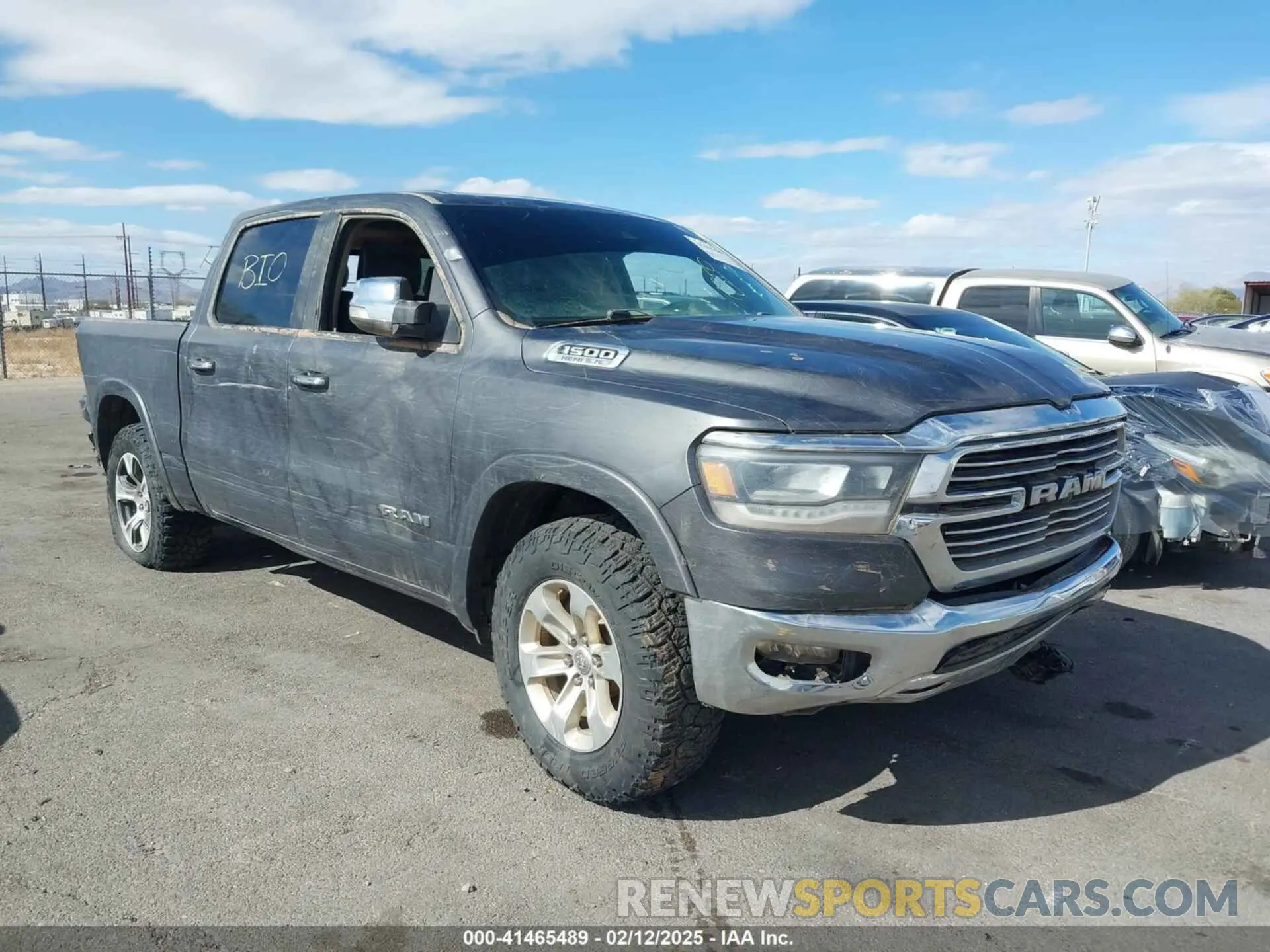 1 Photograph of a damaged car 1C6SRFJT5LN265554 RAM 1500 2020