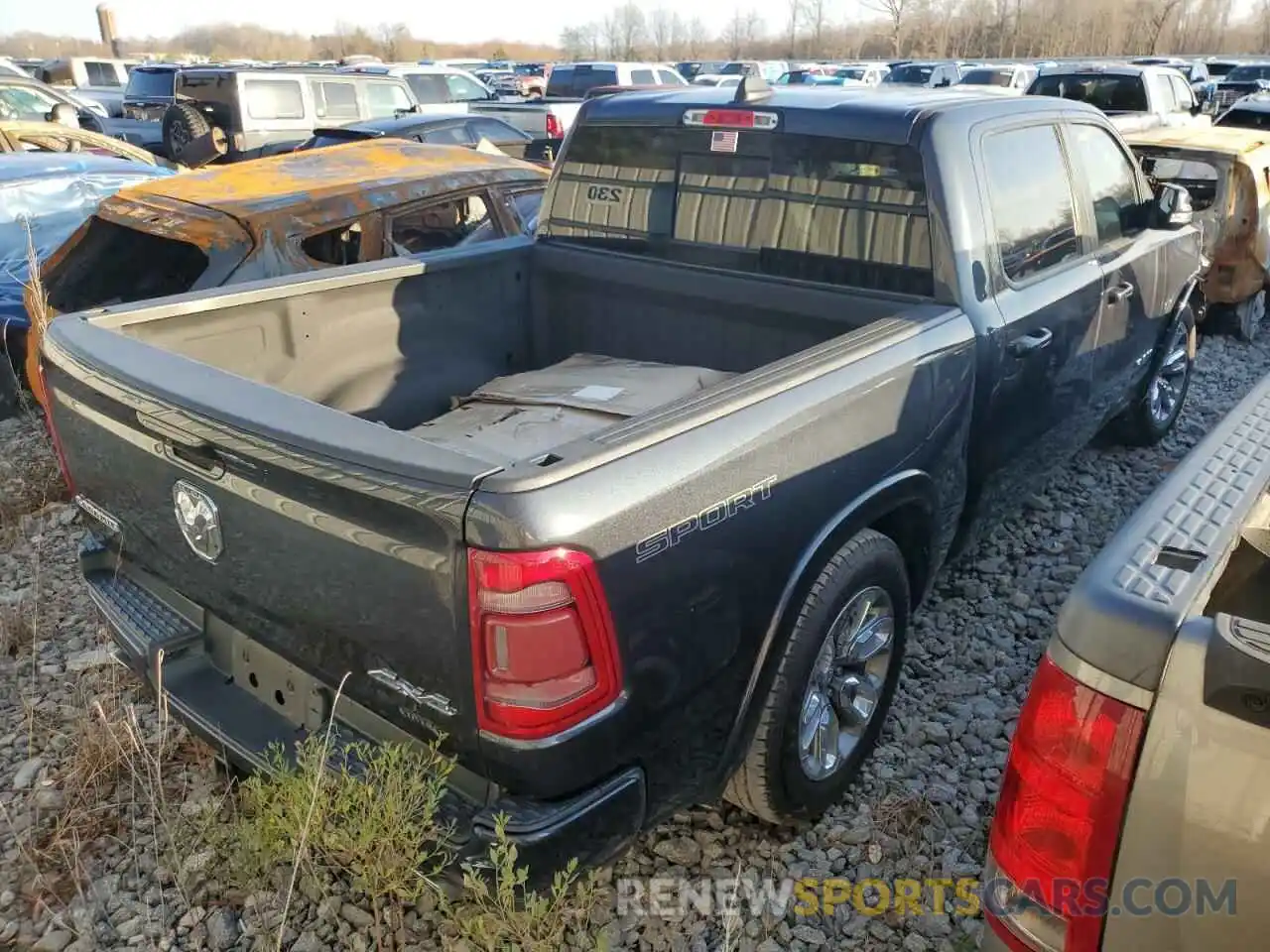 3 Photograph of a damaged car 1C6SRFJT5LN335778 RAM 1500 2020