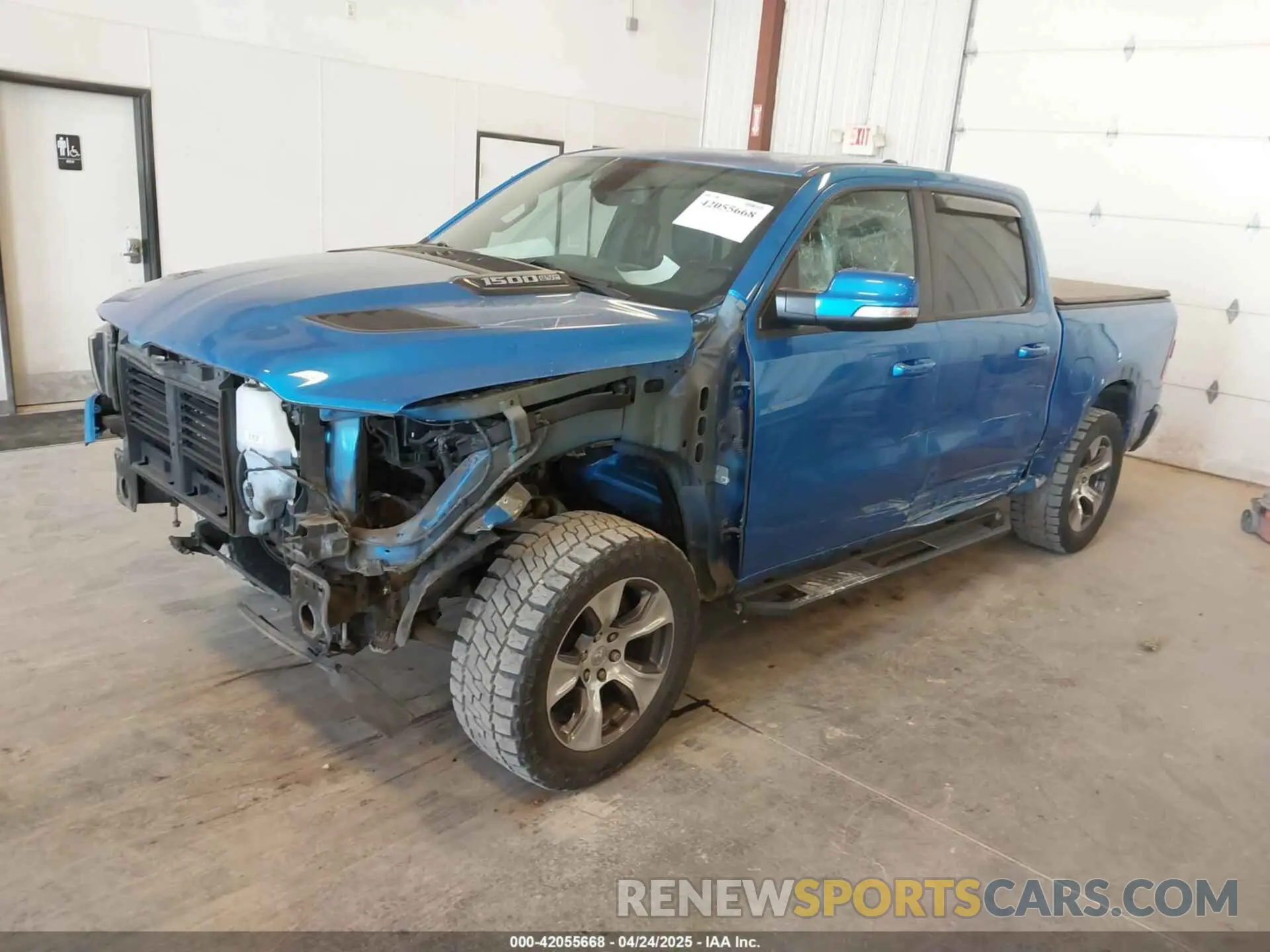 2 Photograph of a damaged car 1C6SRFJT6LN339838 RAM 1500 2020