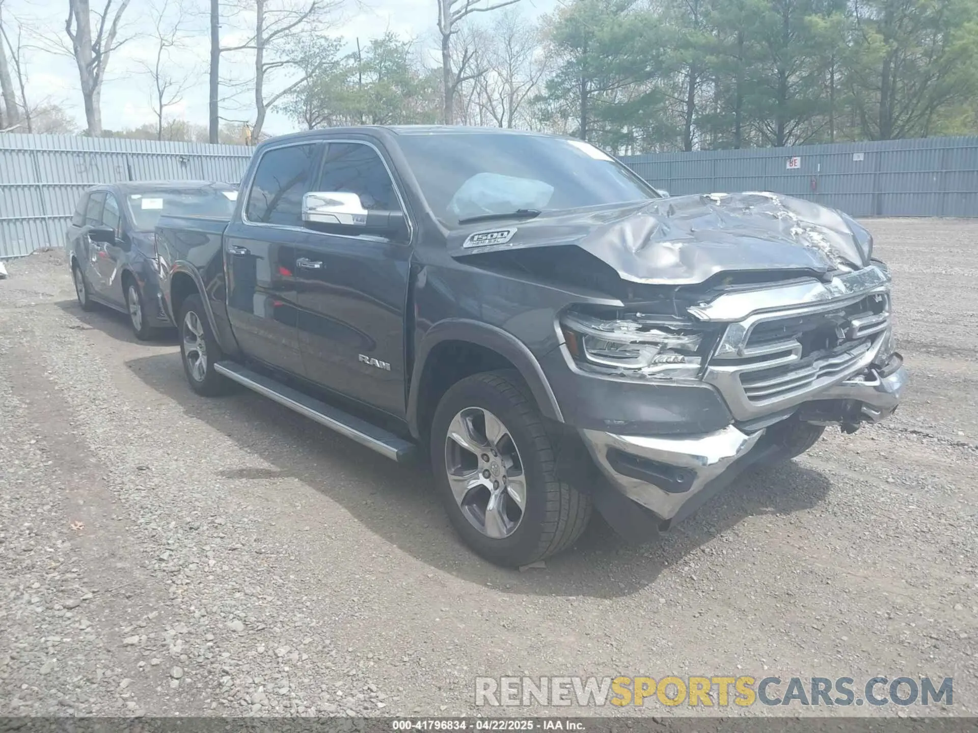 1 Photograph of a damaged car 1C6SRFJT8LN243564 RAM 1500 2020