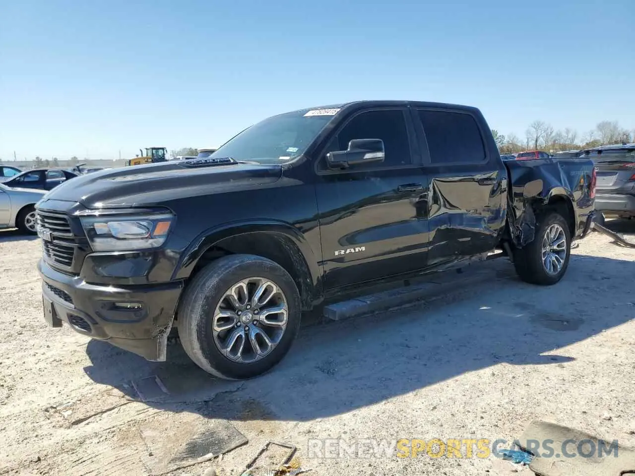 1 Photograph of a damaged car 1C6SRFJT9LN157101 RAM 1500 2020