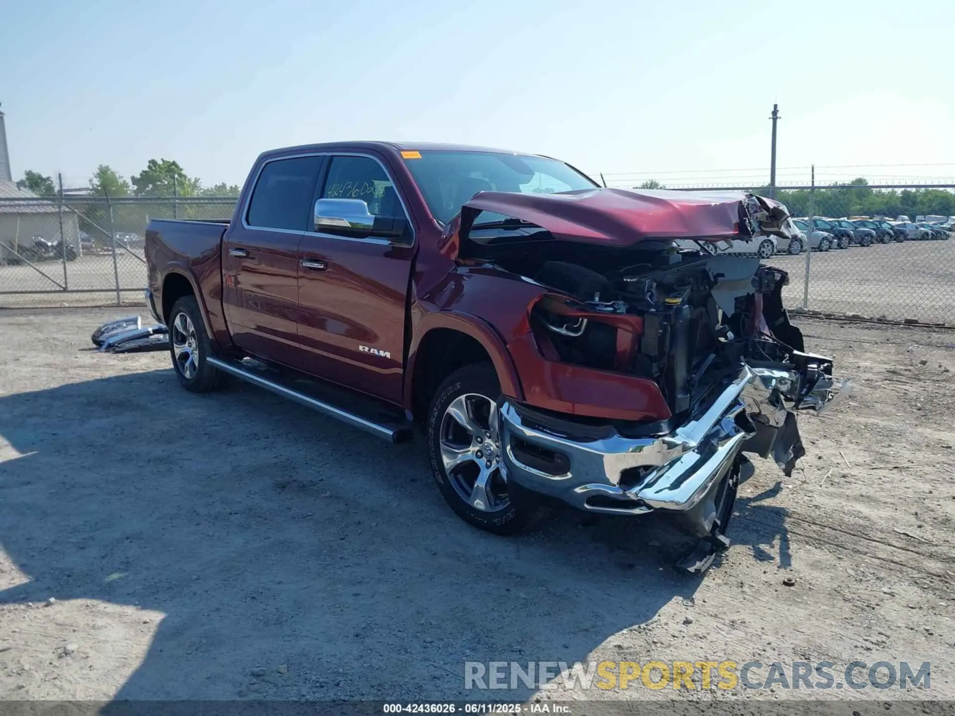 1 Photograph of a damaged car 1C6SRFJT9LN236221 RAM 1500 2020