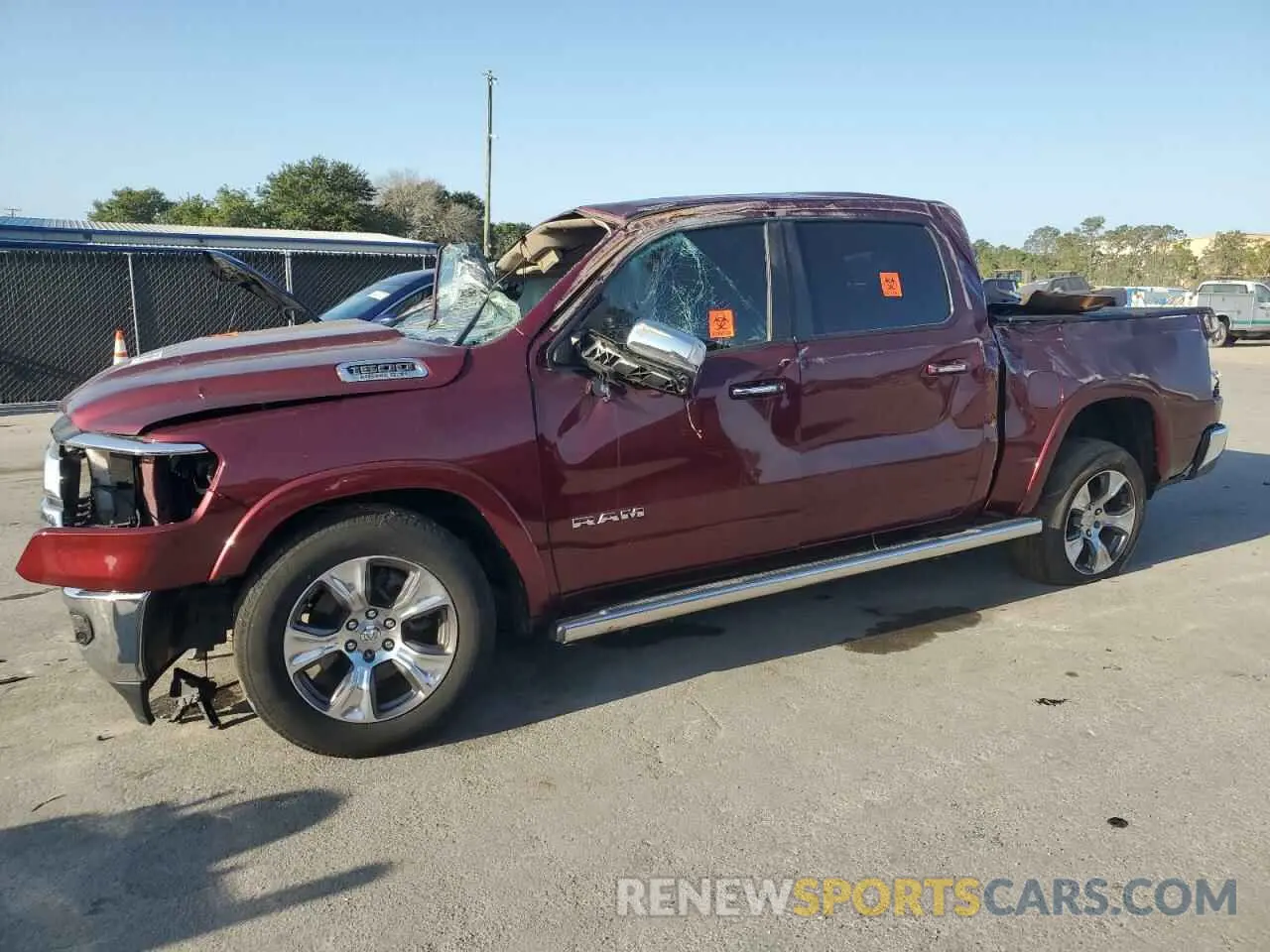 1 Photograph of a damaged car 1C6SRFJT9LN388788 RAM 1500 2020