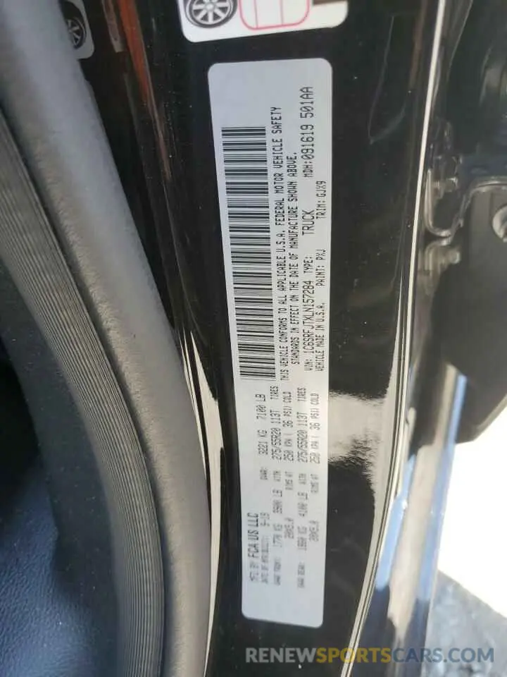 14 Photograph of a damaged car 1C6SRFJTXLN157284 RAM 1500 2020