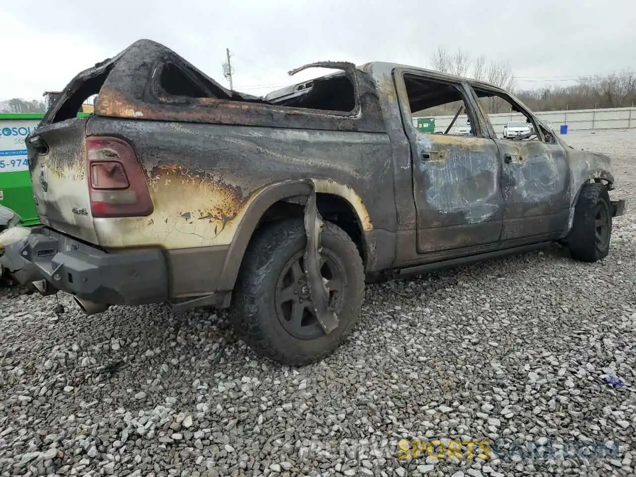 3 Photograph of a damaged car 1C6SRFKM2LN201396 RAM 1500 2020