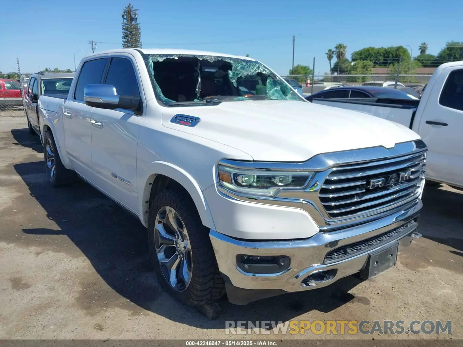 1 Photograph of a damaged car 1C6SRFKM9LN229373 RAM 1500 2020