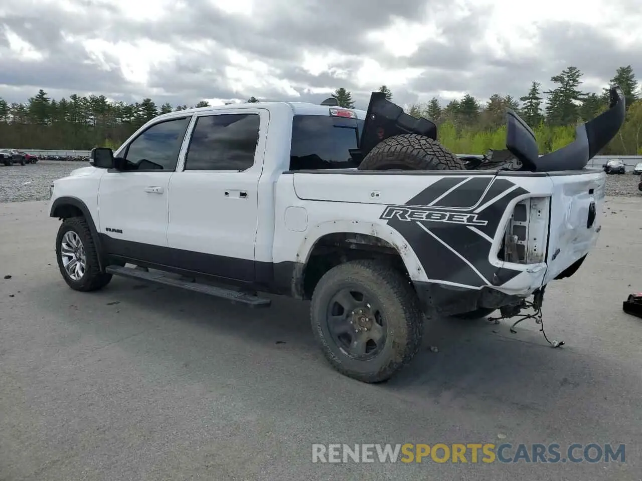 2 Photograph of a damaged car 1C6SRFLM1LN230872 RAM 1500 2020