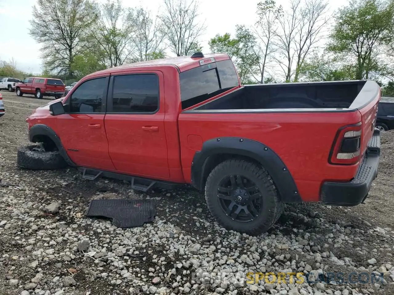 2 Photograph of a damaged car 1C6SRFLT2LN136118 RAM 1500 2020