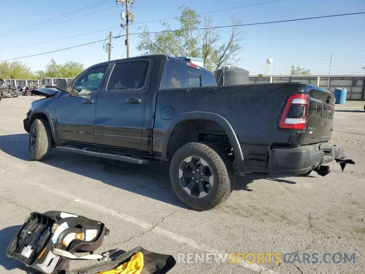 2 Photograph of a damaged car 1C6SRFLT6LN141838 RAM 1500 2020