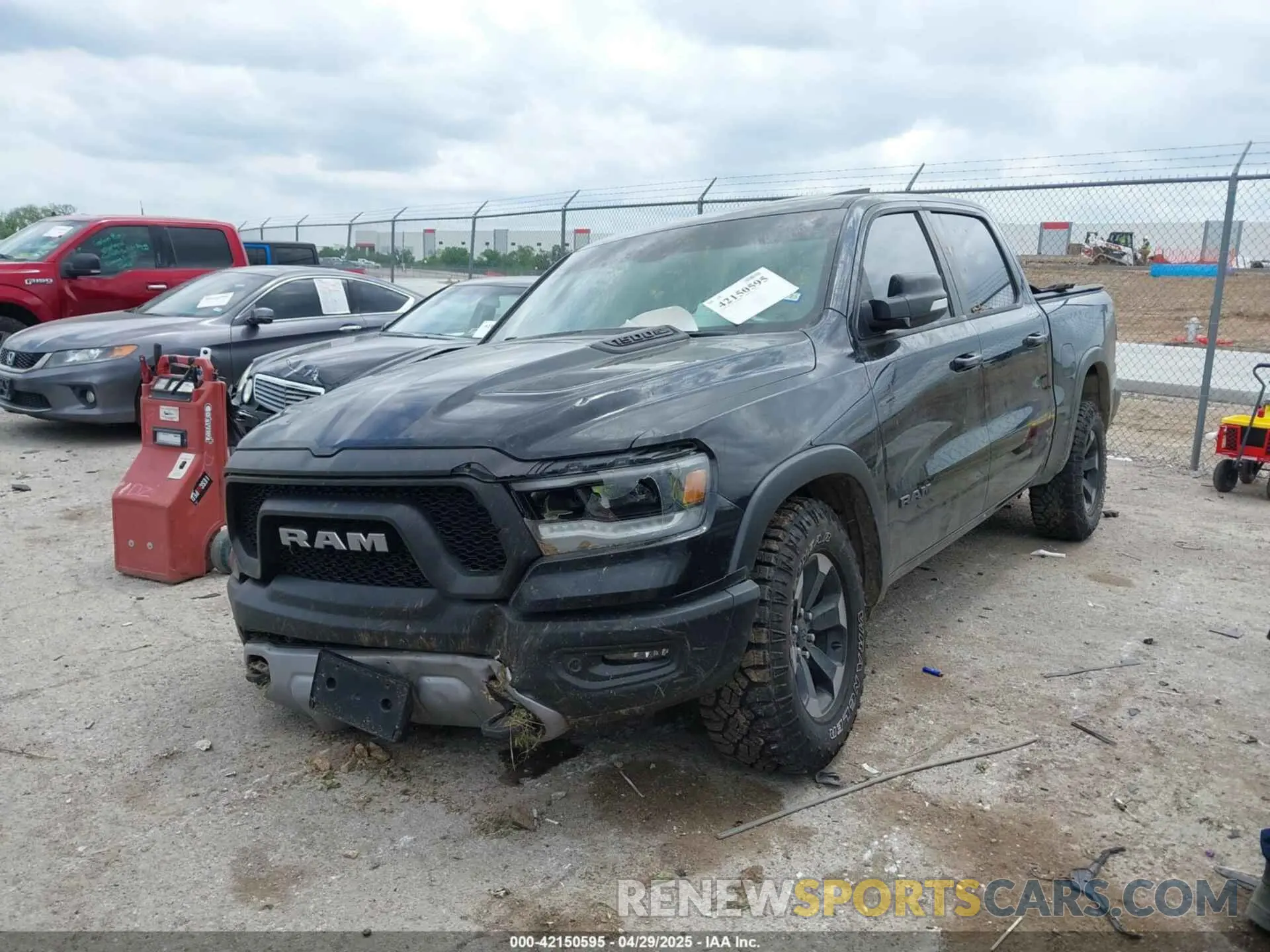 2 Photograph of a damaged car 1C6SRFLT6LN211127 RAM 1500 2020