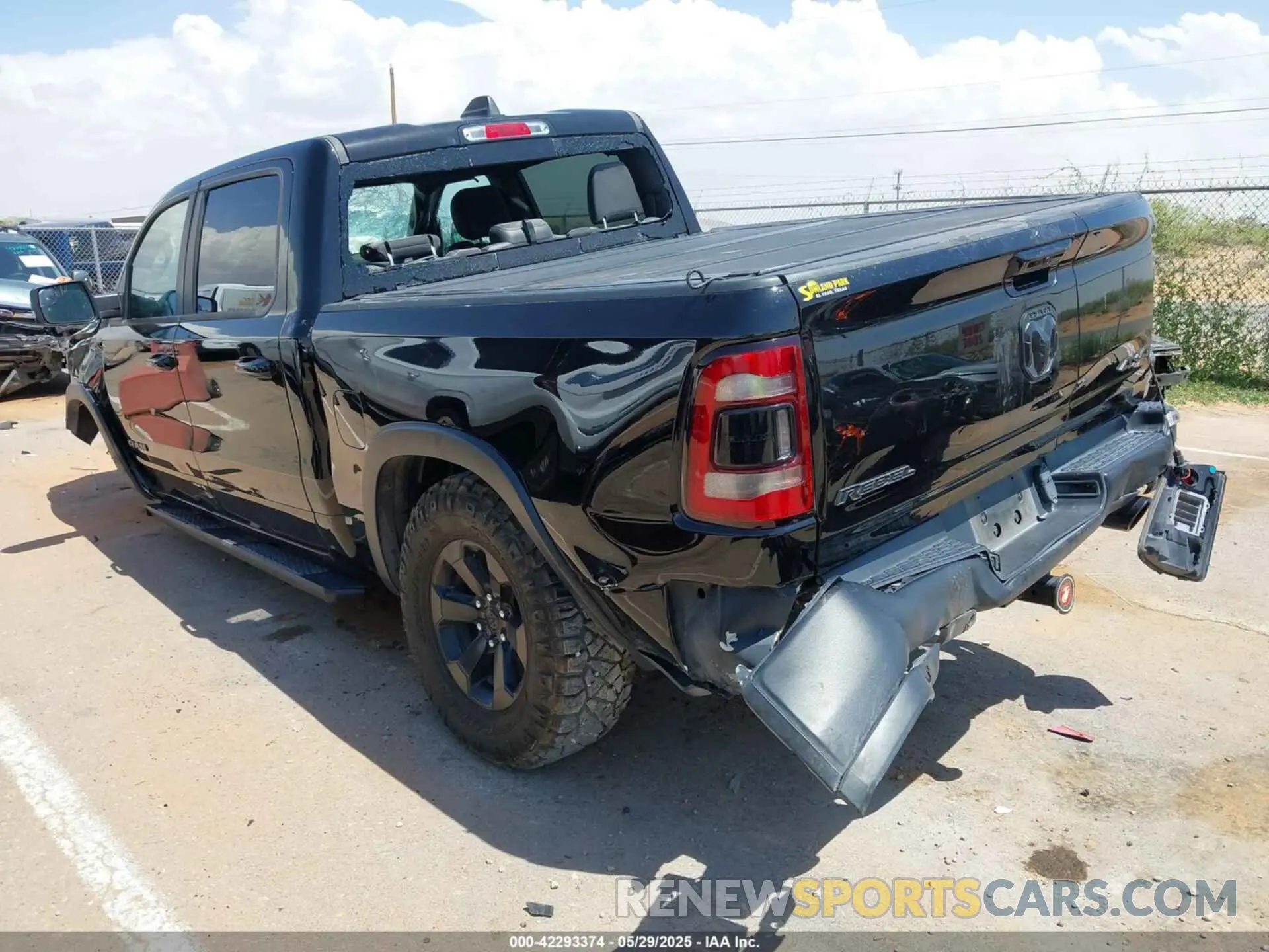 3 Photograph of a damaged car 1C6SRFLT8LN377312 RAM 1500 2020