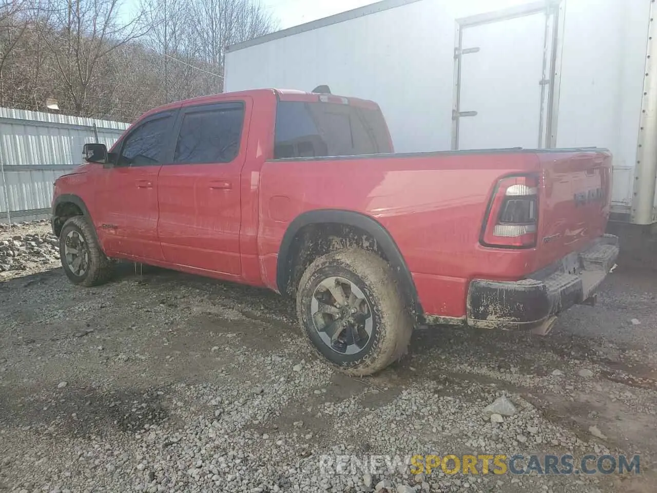 2 Photograph of a damaged car 1C6SRFLT8LN422071 RAM 1500 2020