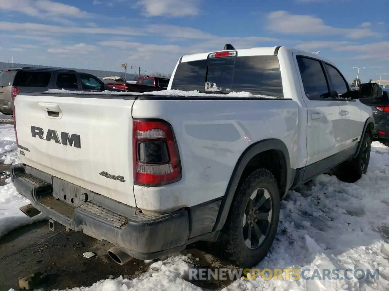 3 Photograph of a damaged car 1C6SRFLT9LN380428 RAM 1500 2020