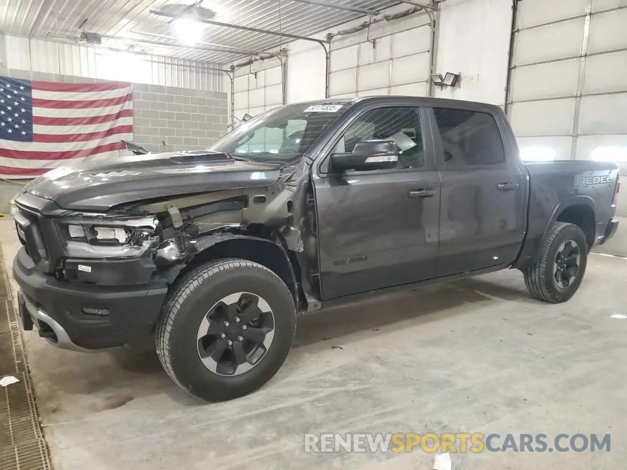 2 Photograph of a damaged car 1C6SRFLTXLN131457 RAM 1500 2020
