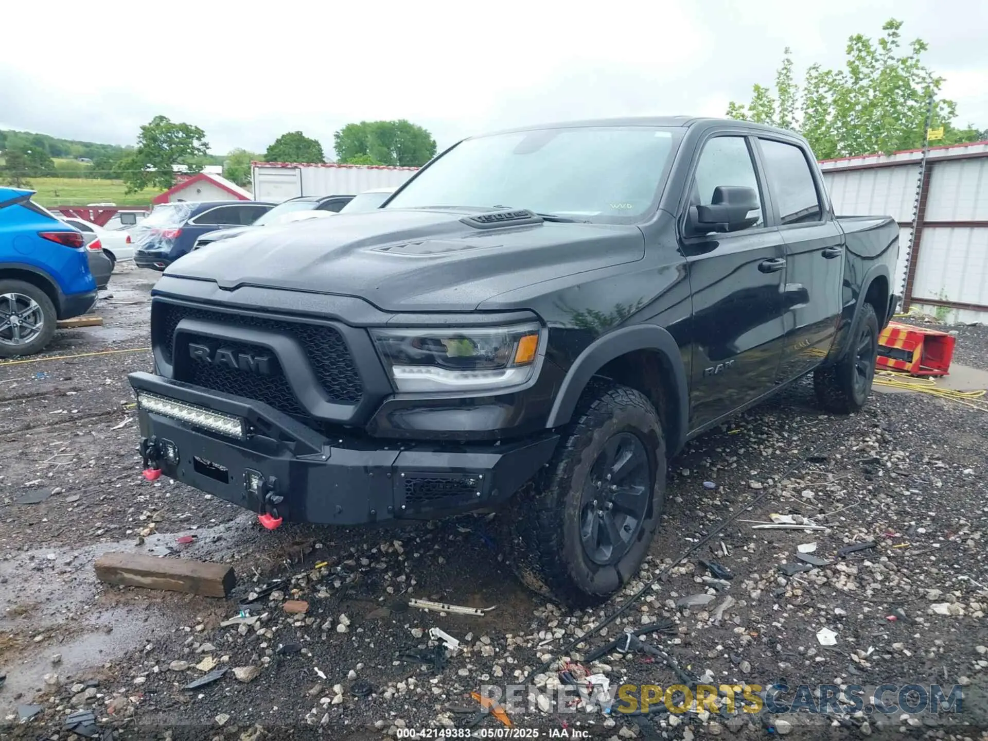 2 Photograph of a damaged car 1C6SRFLTXLN299096 RAM 1500 2020