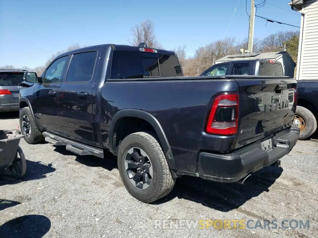 2 Photograph of a damaged car 1C6SRFLTXLN342707 RAM 1500 2020