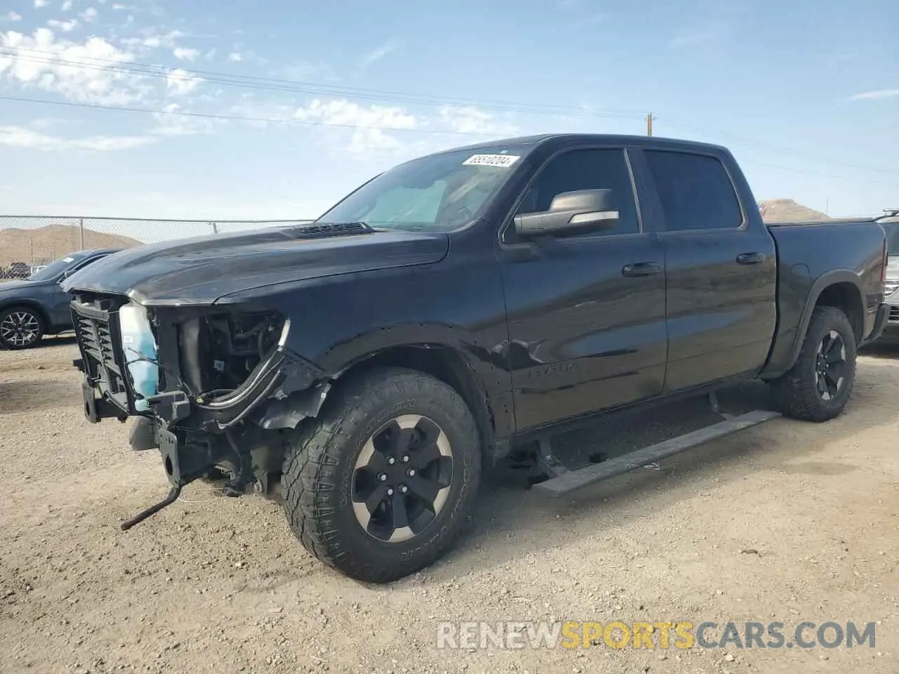 1 Photograph of a damaged car 1C6SRFLTXLN393172 RAM 1500 2020