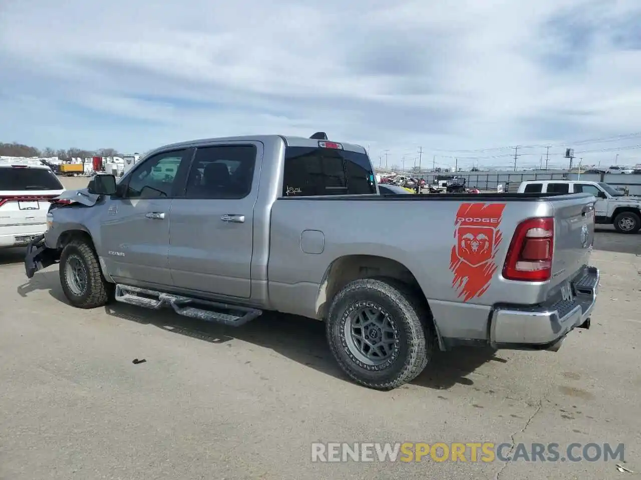 2 Photograph of a damaged car 1C6SRFMT6LN386718 RAM 1500 2020