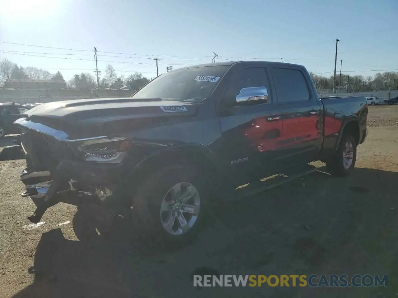 1 Photograph of a damaged car 1C6SRFRT3LN118525 RAM 1500 2020
