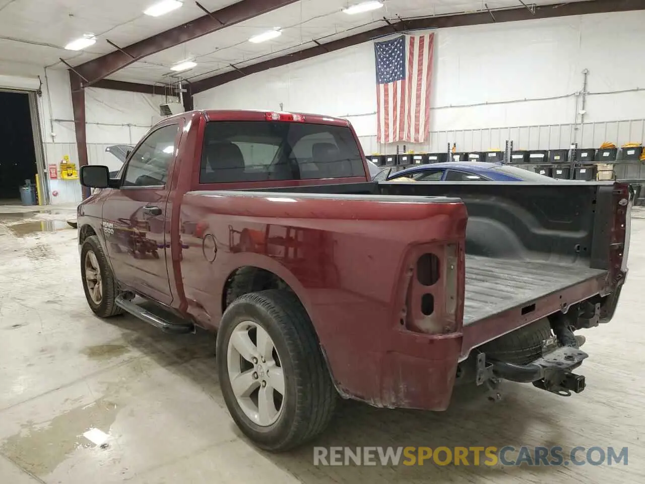 2 Photograph of a damaged car 3C6JR6AG6LG158083 RAM 1500 2020