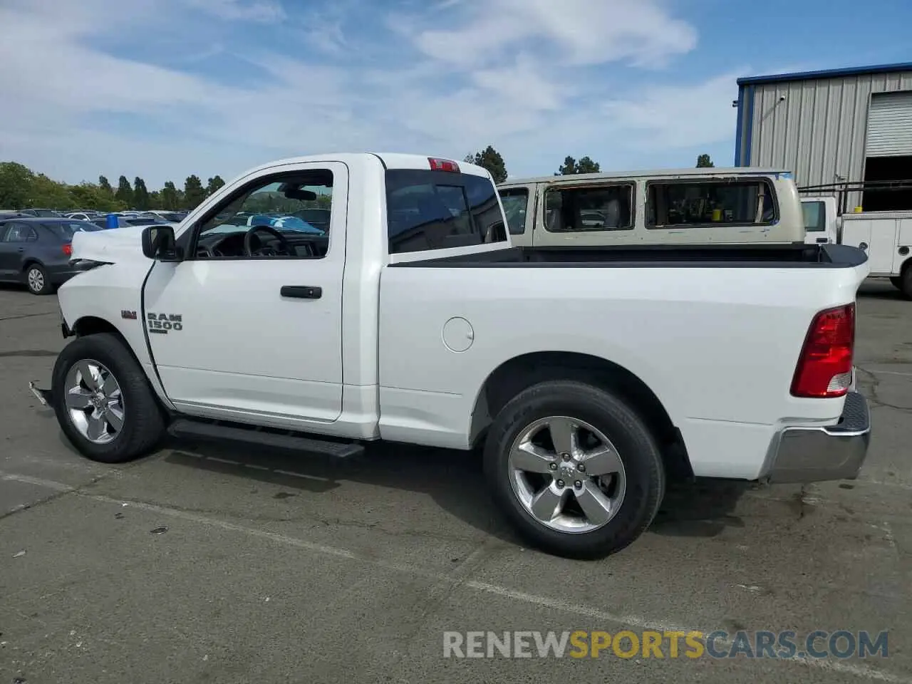 2 Photograph of a damaged car 3C6JR6AT2LG232080 RAM 1500 2020