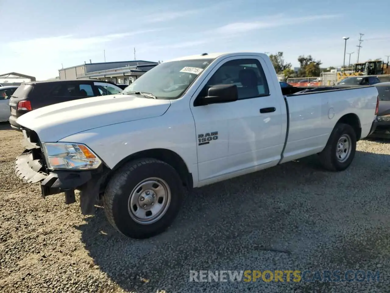1 Photograph of a damaged car 3C6JR6DGXLG169051 RAM 1500 2020