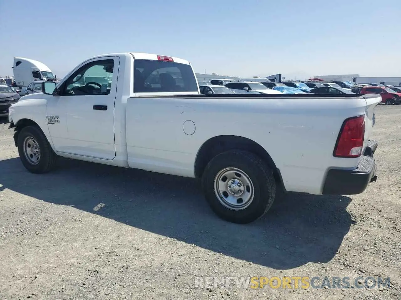 2 Photograph of a damaged car 3C6JR6DGXLG169051 RAM 1500 2020