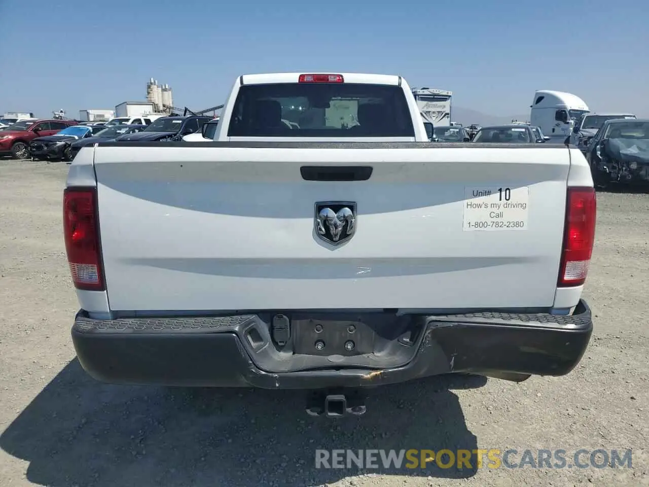6 Photograph of a damaged car 3C6JR6DGXLG169051 RAM 1500 2020