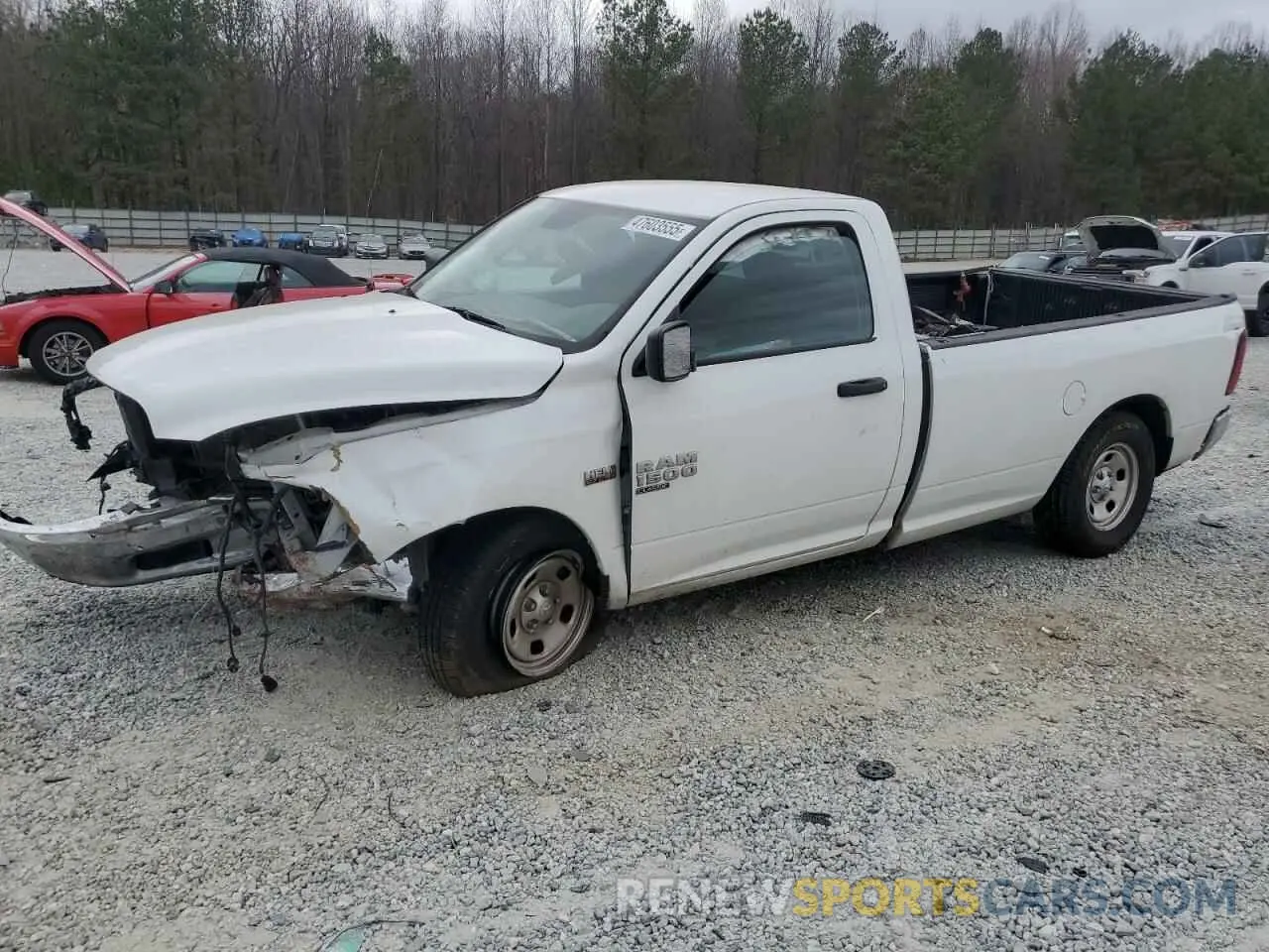 1 Photograph of a damaged car 3C6JR6DT3LG194550 RAM 1500 2020