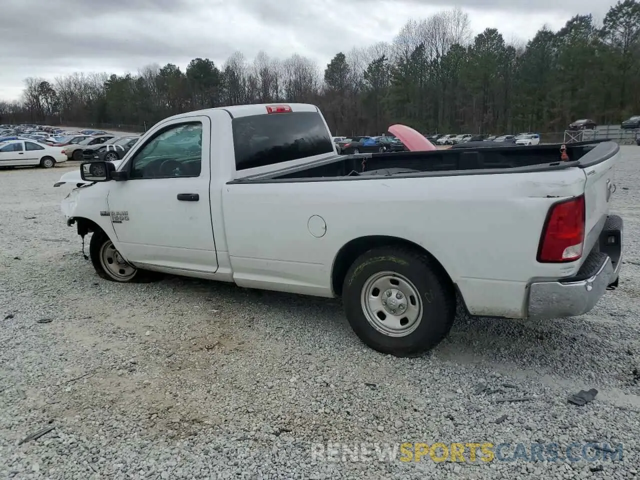 2 Photograph of a damaged car 3C6JR6DT3LG194550 RAM 1500 2020