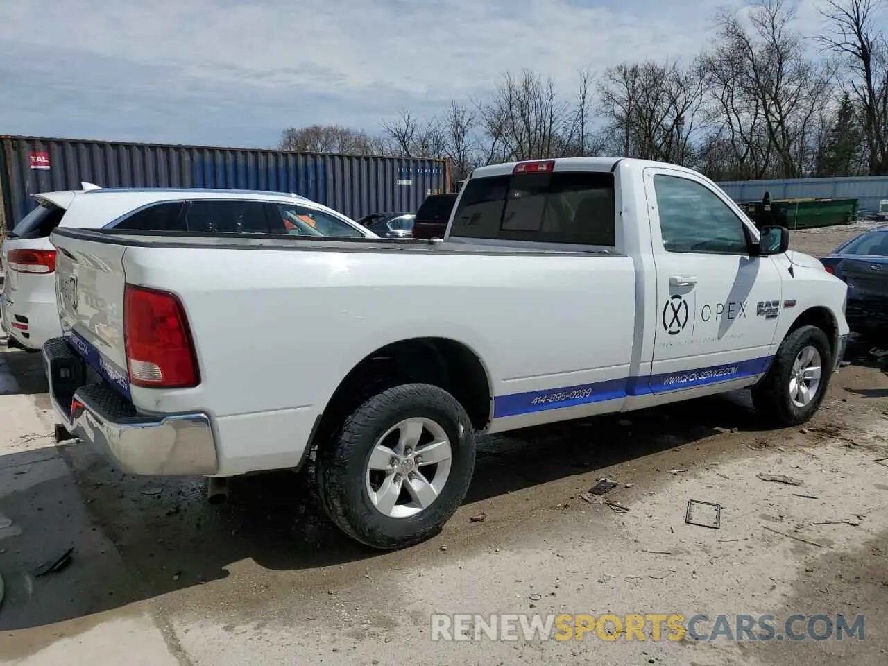 3 Photograph of a damaged car 3C6JR7ET0LG140417 RAM 1500 2020