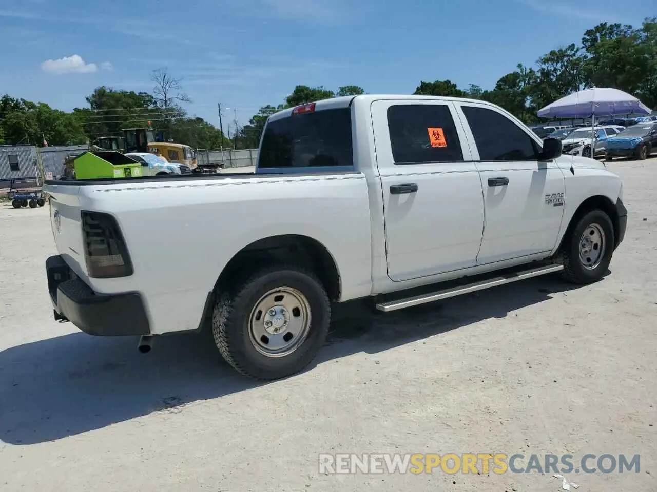 3 Photograph of a damaged car 3C6RR6KG8LG224652 RAM 1500 2020