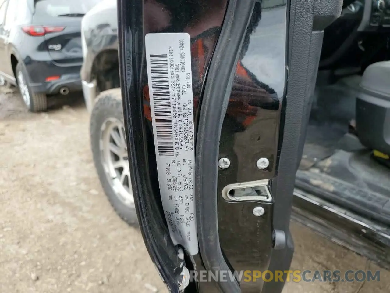 12 Photograph of a damaged car 3C6RR7KT0LG131059 RAM 1500 2020