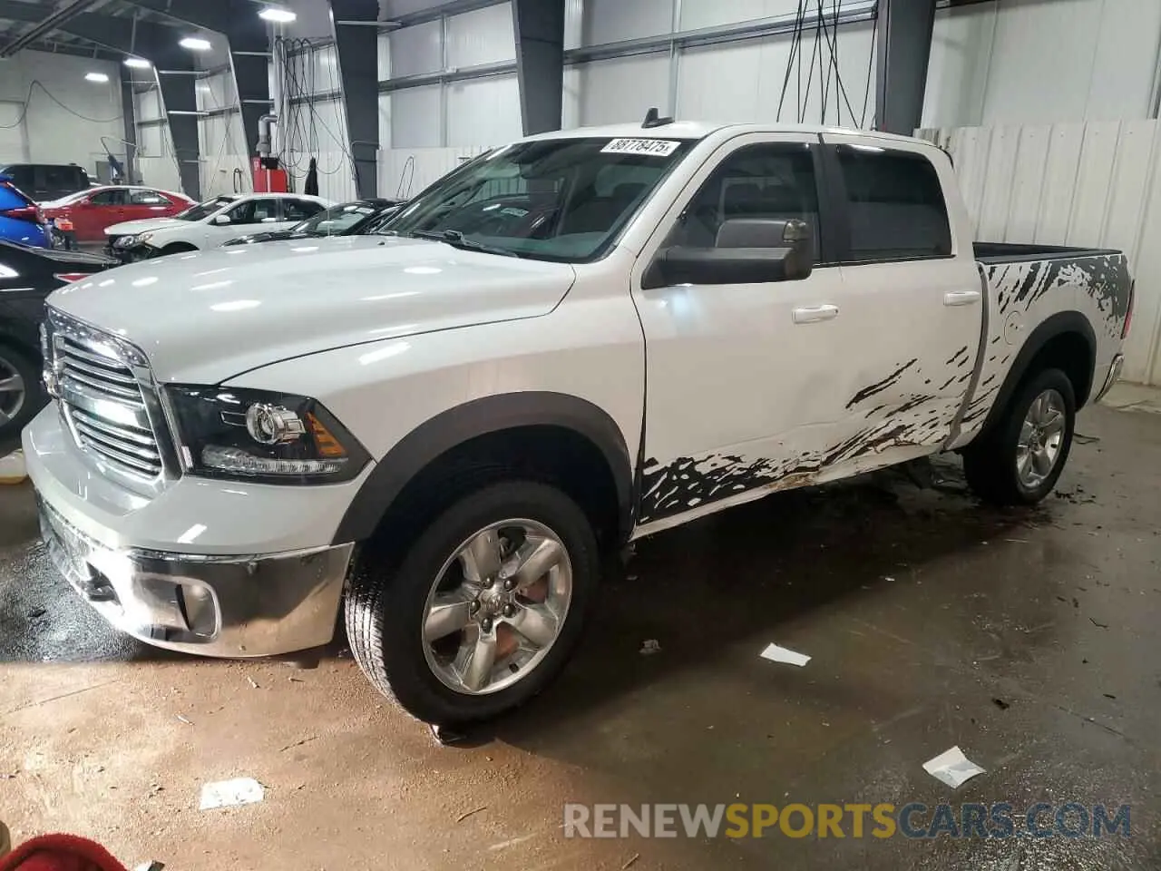 1 Photograph of a damaged car 3C6RR7LT5LG156750 RAM 1500 2020